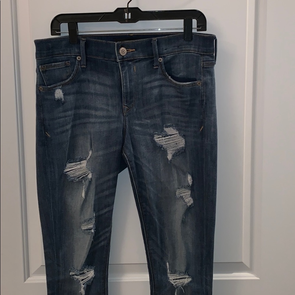 Express skinny jeans.
